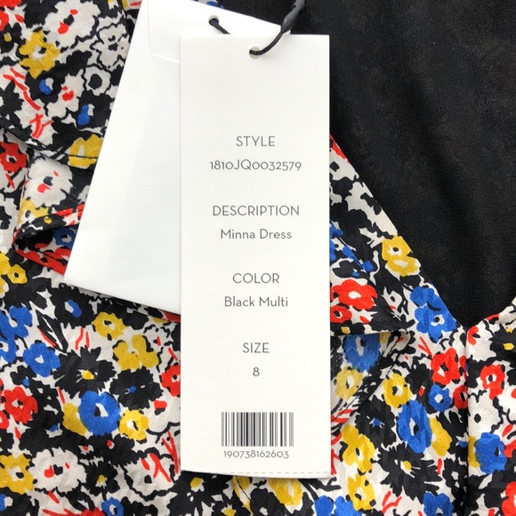 Veronica Beard Minna Floral Ruffled Silk Dress - Picture 10 of 12